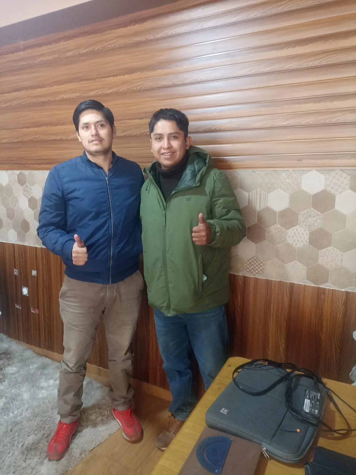 Equipo de MEDEX durante una visita de implementación en provincia